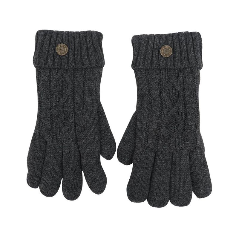 Celtic Weave Ladies Grey Gloves